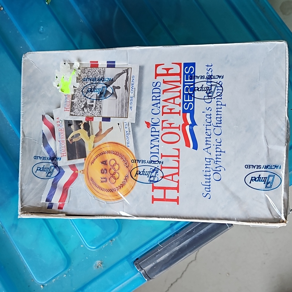 IMPEL 1991 U.S. OLYMPIC CARDS HALL OF FAME SERIES FULL BOX FACTORY SEALED 36 pks
